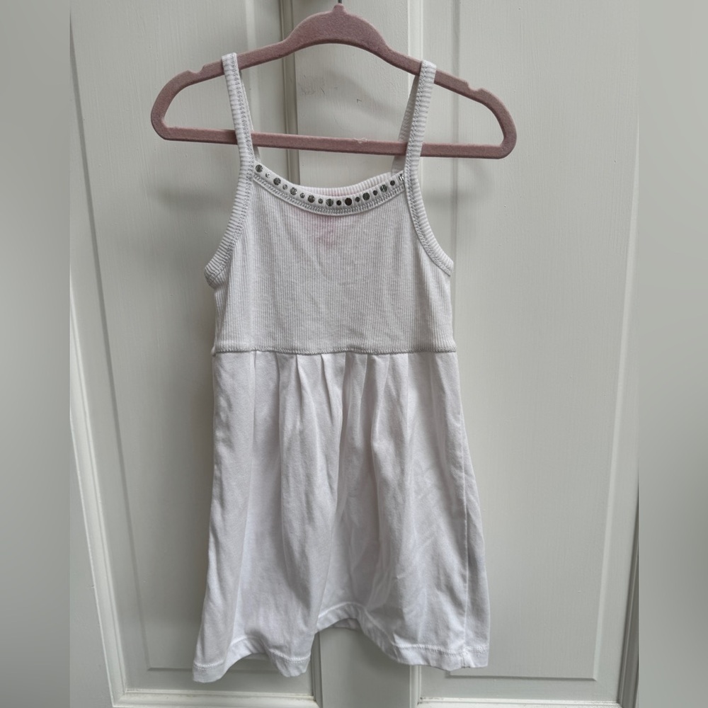 CherryStix 3T Girls White Sleeveless TShirt Casual Dress Coverup